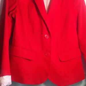 "Cherry Red" Dalia Collection Size 8 Jacket